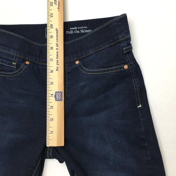 Levi's Women's Jeans Pull On Skinny Totally Shaping Stretch Dark Size 26 x 27 - Picture 5 of 10